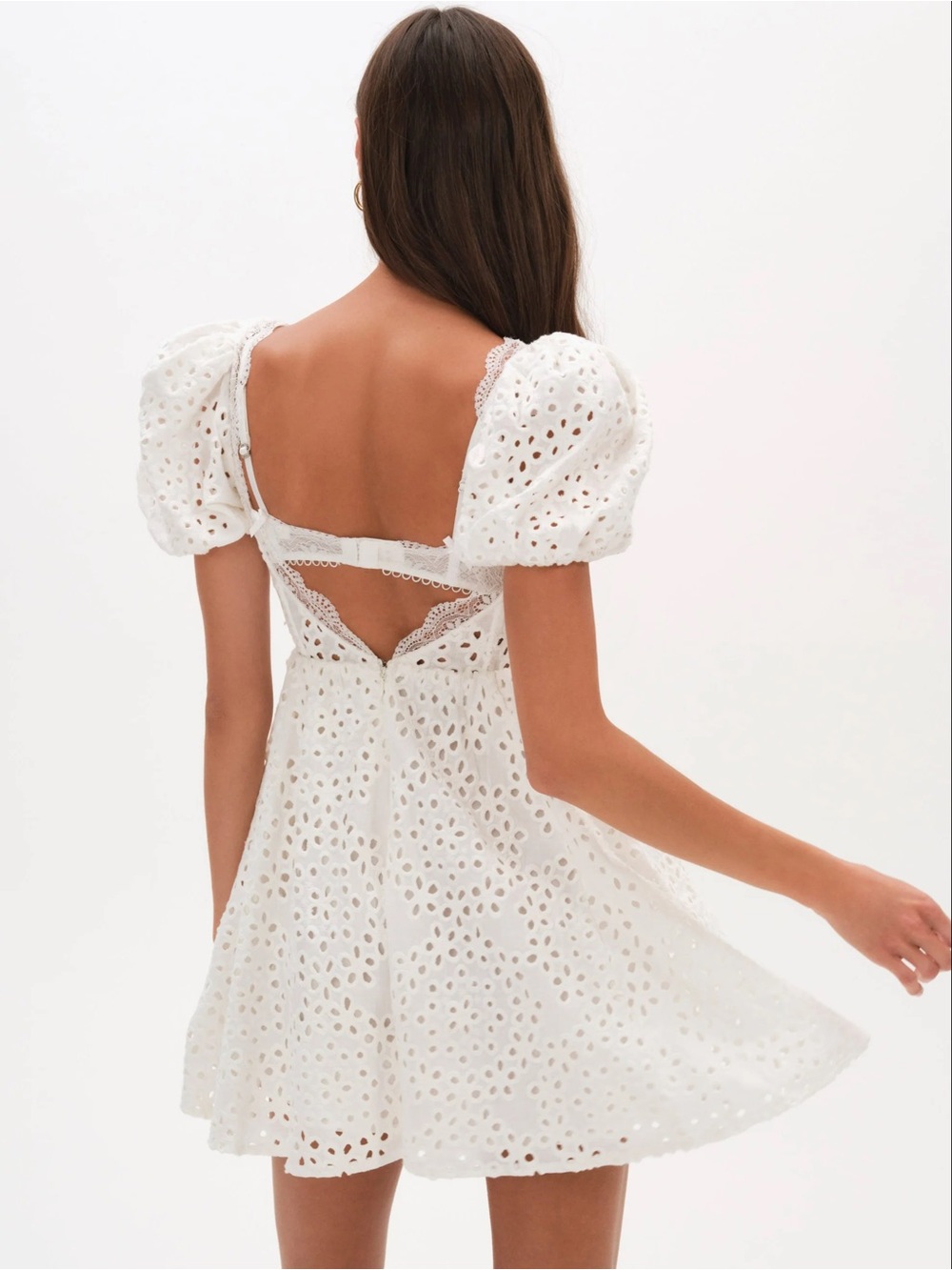 NWT For Love and Lemons Becca Mini Dress XS - Picture 2 of 4